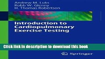 Ebook Introduction to Cardiopulmonary Exercise Testing Full Online