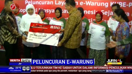 Mensos Khofifah Luncurkan E-Warung di Surabaya