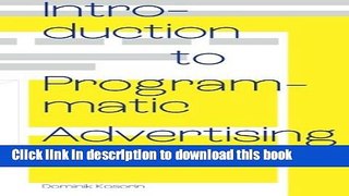 [Read PDF] Introduction to Programmatic Advertising Download Free