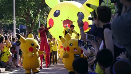 Pikachu parade as Japan goes Pokemon crazy