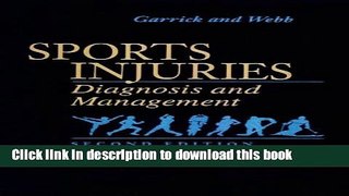 Books Sports Injuries: Diagnosis and Managment Full Download