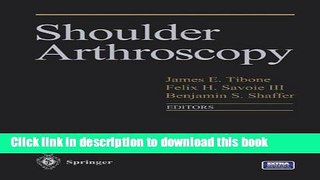 Books Shoulder Arthroscopy Full Online