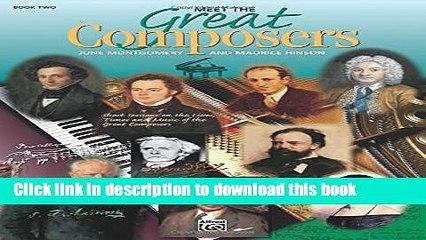 Download  Meet the Great Composers, Bk 2 (Learning Link)  Free Books