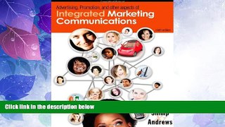 READ FREE FULL  Advertising Promotion and Other Aspects of Integrated Marketing Communications