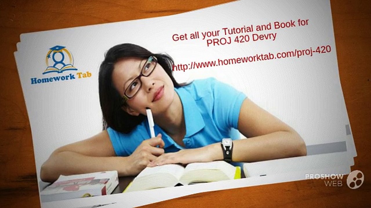 PROJ 420 Study material for Devry University