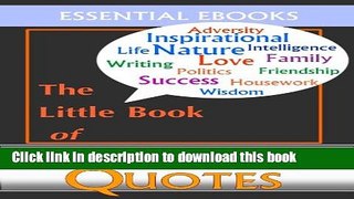 Books Little Book of Essential Quotes Full Online