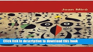 Download Joan Miro (MoMA Artist Series) PDF Free