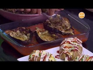 باذنجان بالمشروم واللحم المفروم | غادة التلي
