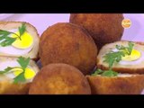 كرات البطاطس بالبيض المسلوق | نجلاء الشرشابي