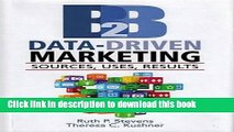 [Read PDF] B2B Data-Driven Marketing: Sources, Uses, Results Download Free