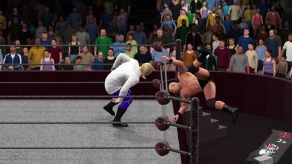 WWE 2K16 stone cold steve austin v gangrel