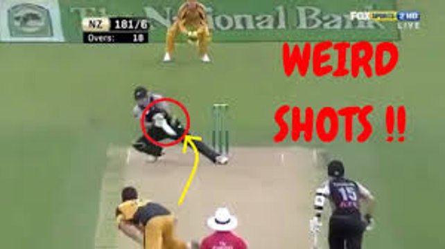 Top 10 Weird Batting Shots Played In Cricket - 2016- Top cricket videos
