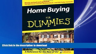 READ THE NEW BOOK Home Buying For Dummies, 3rd edition READ EBOOK