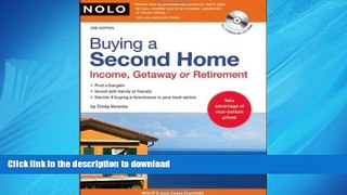 DOWNLOAD Buying a Second Home: Income, Getaway or Retirement FREE BOOK ONLINE