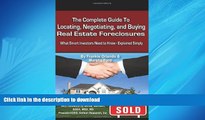 FAVORIT BOOK The Complete Guide to Locating, Negotiating, and Buying Real Estate Foreclosures: