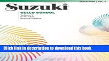 [Best] Suzuki Cello School: Cello Part, Vol. 2 Online PDF