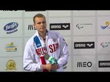 Men's 400m Freestyle S10 | Medals Ceremony | 2016 IPC Swimming European Open Championships Funchal