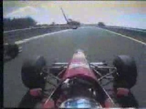 Michael Schumacher and Jacques Villeneuve in Estoril in 1996