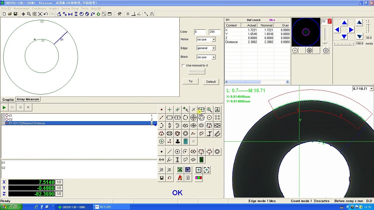 Video Measuring System SPC Analysis