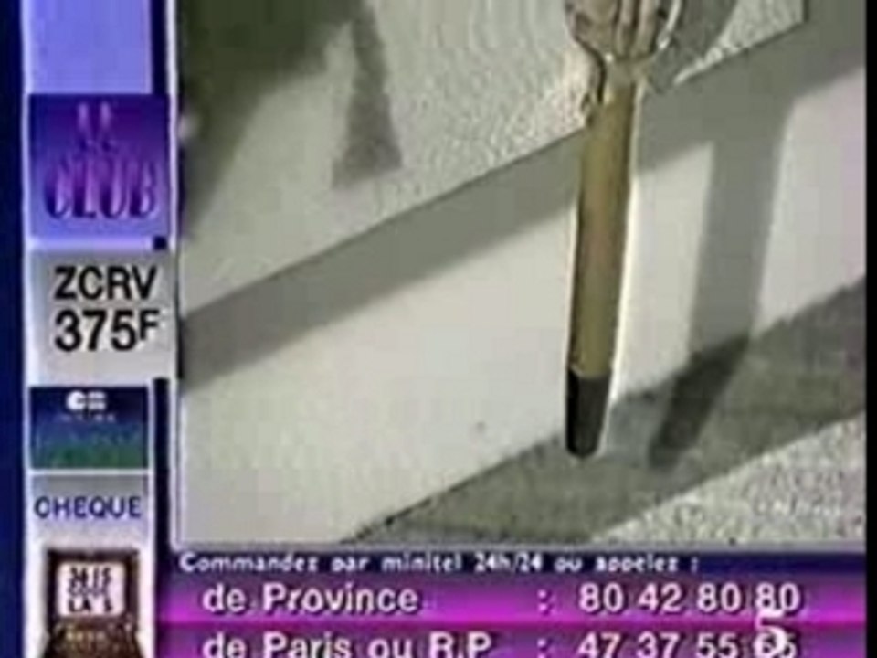 La cinq  1991-1992 "Club télé achat"