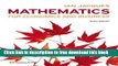 [Reading] Mathematics for Economics and Business Plus MyMathLab Global Student Access Card (Pack)