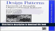 [Popular] Book Design Patterns: Elements of Reusable Object-Oriented Software Full Online
