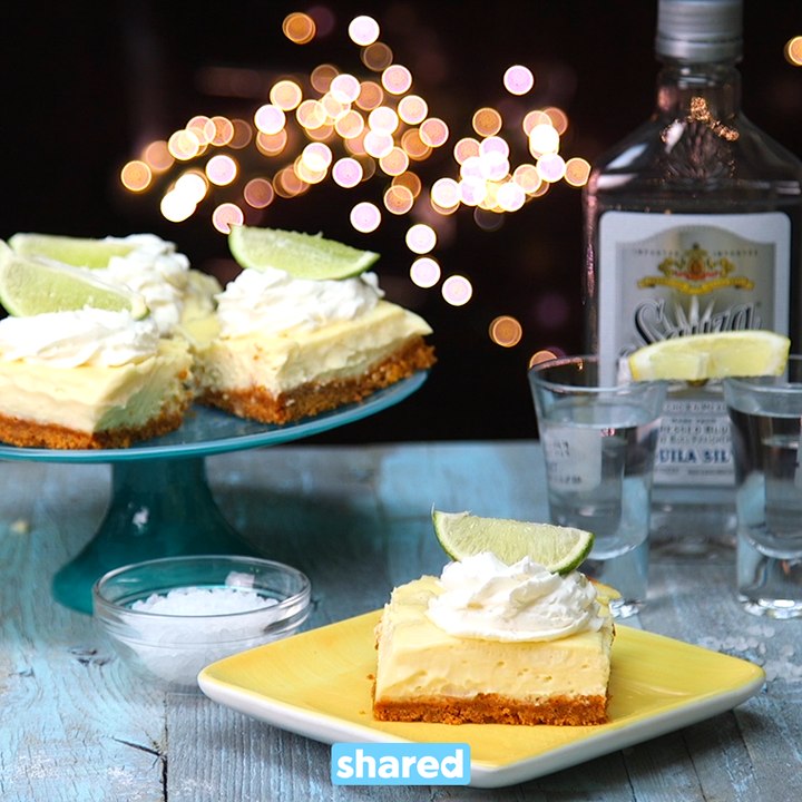Tequila-Lime Cheesecake Bars