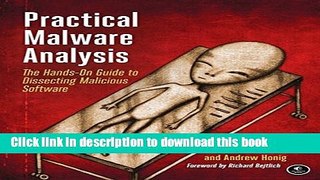 [Popular] Book Practical Malware Analysis: The Hands-On Guide to Dissecting Malicious Software