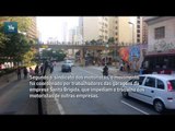 Motoristas fecham terminal de ônibus em São Paulo
