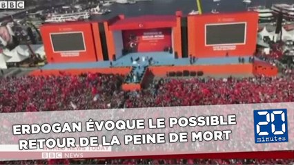 Le président turc Erdogan évoque le rétablissement de la peine de mort