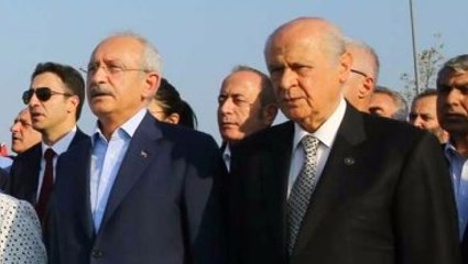 Kılıçdaroğlu ve Bahçeli Toplu Fotoğraf Karesine Girmedi