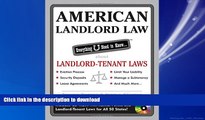 FAVORIT BOOK American Landlord Law: Everything U Need to Know About Landlord-Tenant Laws (American