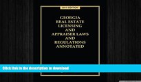 FAVORIT BOOK Georgia Real Estate Licensing and Appraiser Laws and Regulations Annotated, 2015
