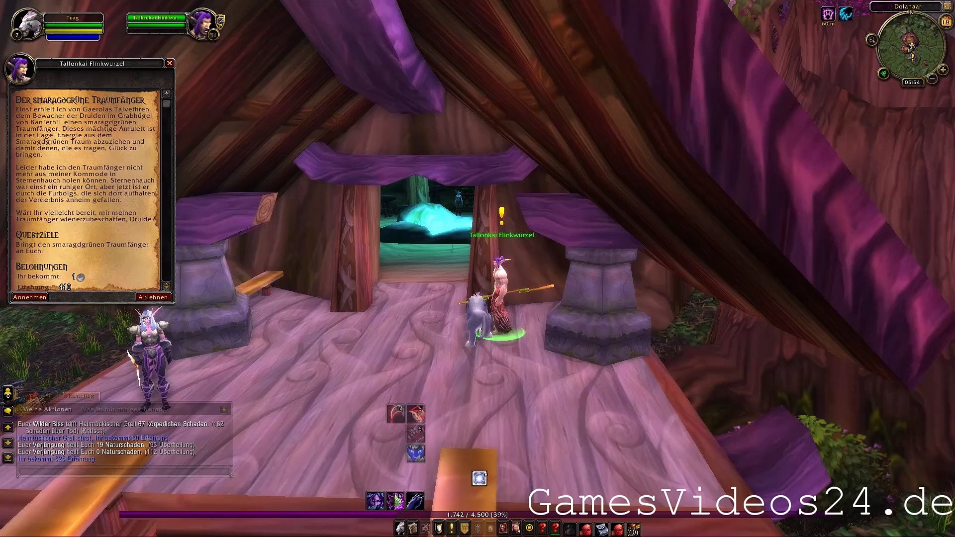 World of Warcraft Quest: Der smaragdgrüne Traumfänger - video Dailymotion