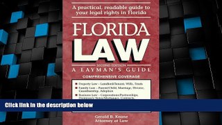 Big Deals  Florida Law: A Layman s Guide  Best Seller Books Most Wanted