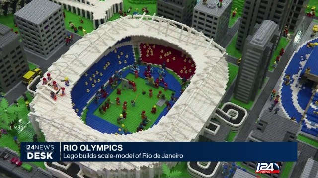 Lego builds scale-model of Rio de Janeiro