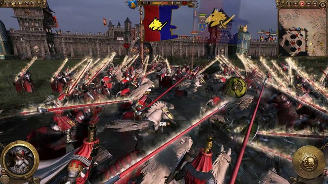 INTENSE BRETONNIAN SIEGE - Total War WARHAMMER Gameplay