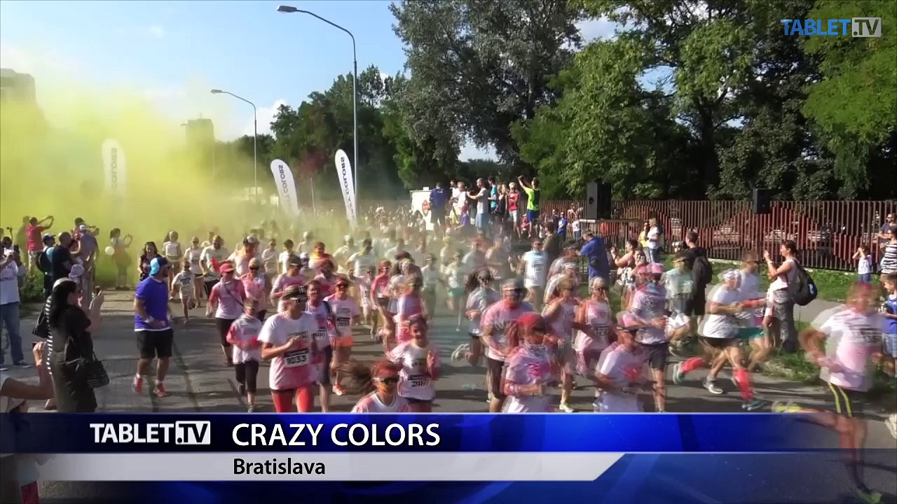 Na bratislavskej akcii Crazy Colors Run nebola núdza o bežcov
