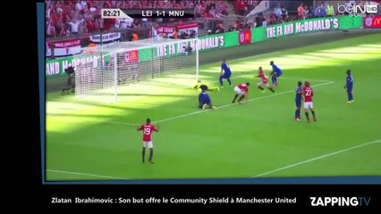 Zlatan  Ibrahimovic : Son but offre le Community Shield à Manchester United (Vidéo)