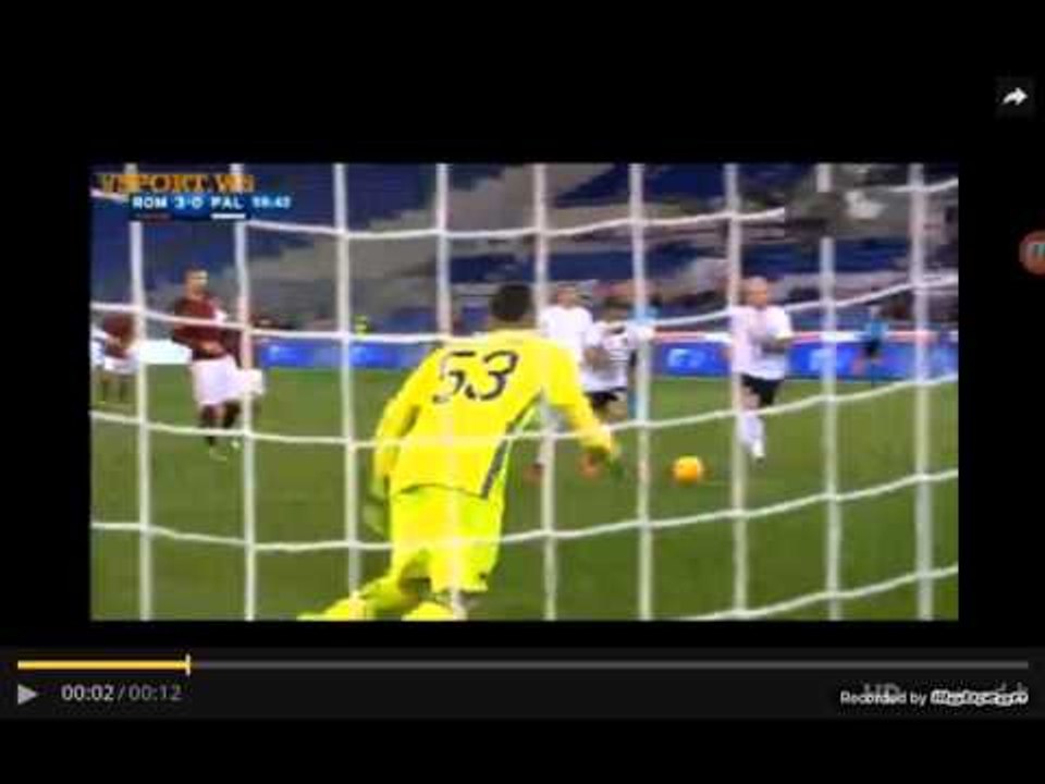 Mohamed Salah Goal Roma 3-0 Palermo 21/02/16