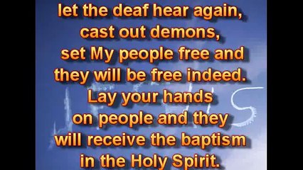 Sons of God - Spirit of Elijah -- March 25, 2012