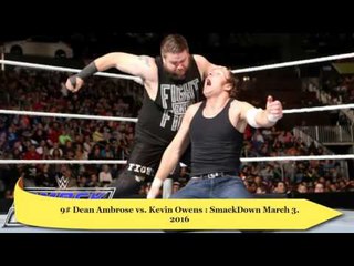 Top 10 WWE Matches ( March 2016 )
