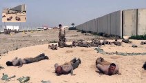 Forces spéciales Irakiennes à l'entrainement... A coup de fusil