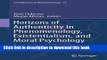 [PDF] Horizons of Authenticity in Phenomenology, Existentialism, and Moral Psychology: Essays in