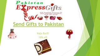 Send Gifts to Pakistan | Kaju Burfi 10% off