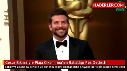 Cesur Bikinisiyle Plaja Çıkan Irina'nın Rahatlığı Pes Dedirtti