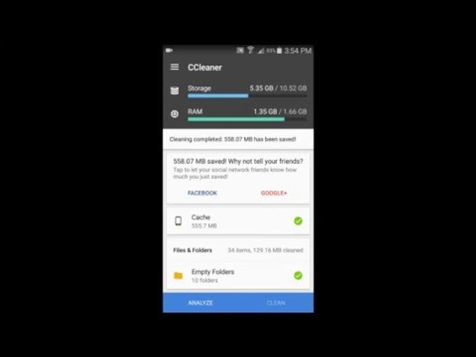 Free Clutter And Junk On Your Android Device In One Tap!