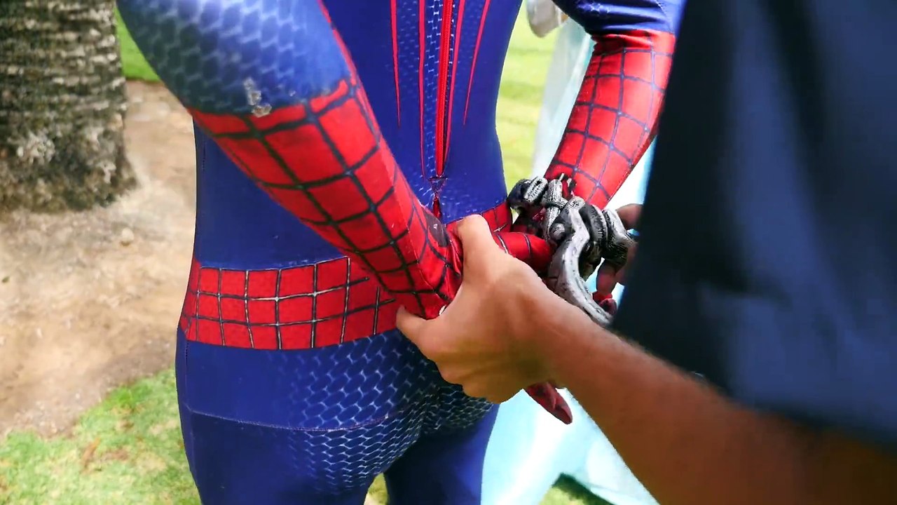 Spiderman & Frozen Elsa Goes to Jail vs Joker Arrested vs Police in Real Life Superhero Fun