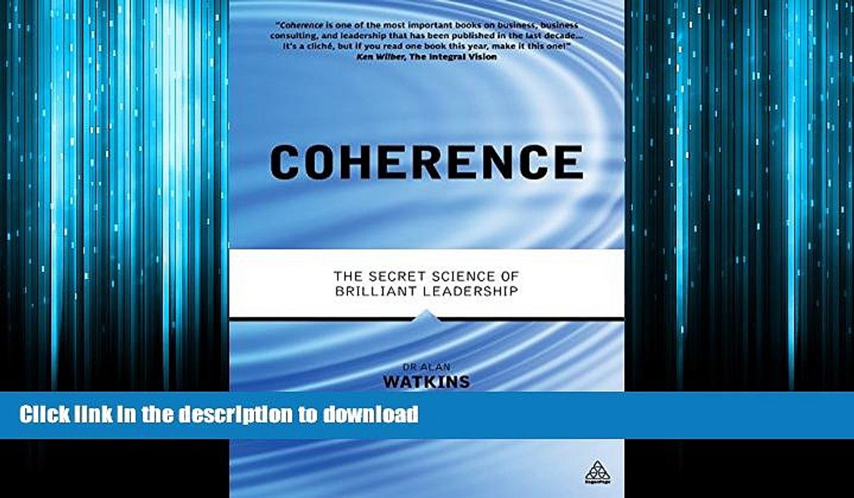 FAVORIT BOOK Coherence: The Secret Science of Brilliant Leadership FREE BOOK ONLINE