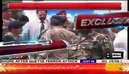 General Raheel Visited Quetta After Blast With Anger Mood